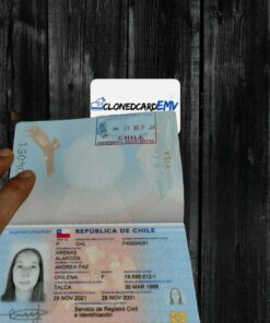 Alternative view of Chile passport for sale